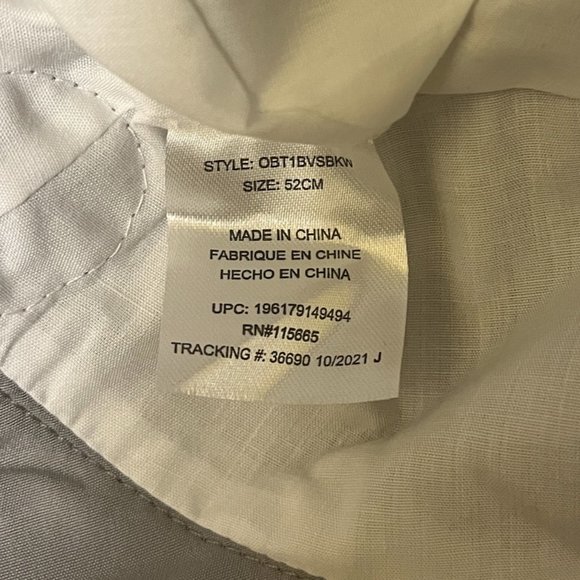 NWT Bioworld Baby Toddler Boy shark sun water repellent bucket hat, 48cm/12-18mo - Picture 5 of 7